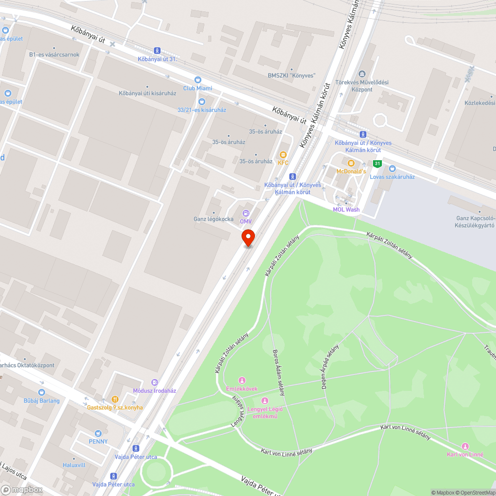 Takarítatlan, homokkal borított járda bejelentés helye