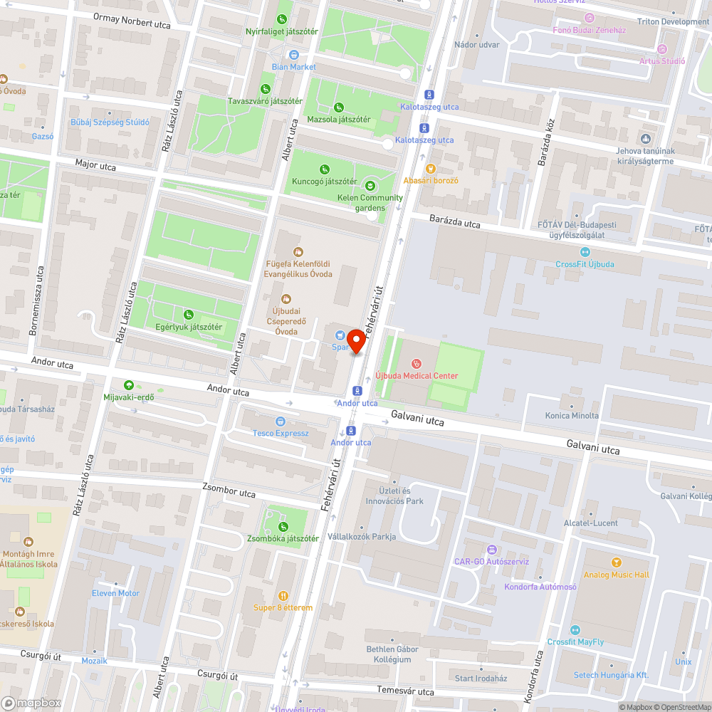 Megszűnt kerékpárparkoló bejelentés helye