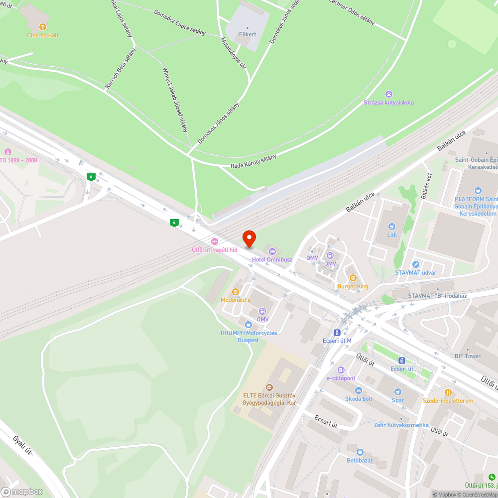 Szemetes, törmelékes kerékpárút a Ceglédi út és a Népliget között bejelentés helye