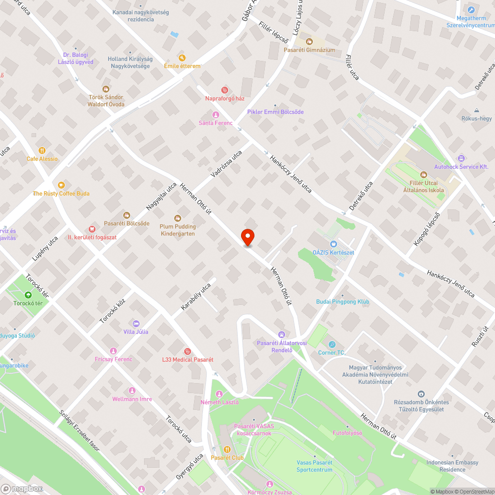 Rozsdás, graffitis szekrény bejelentés helye