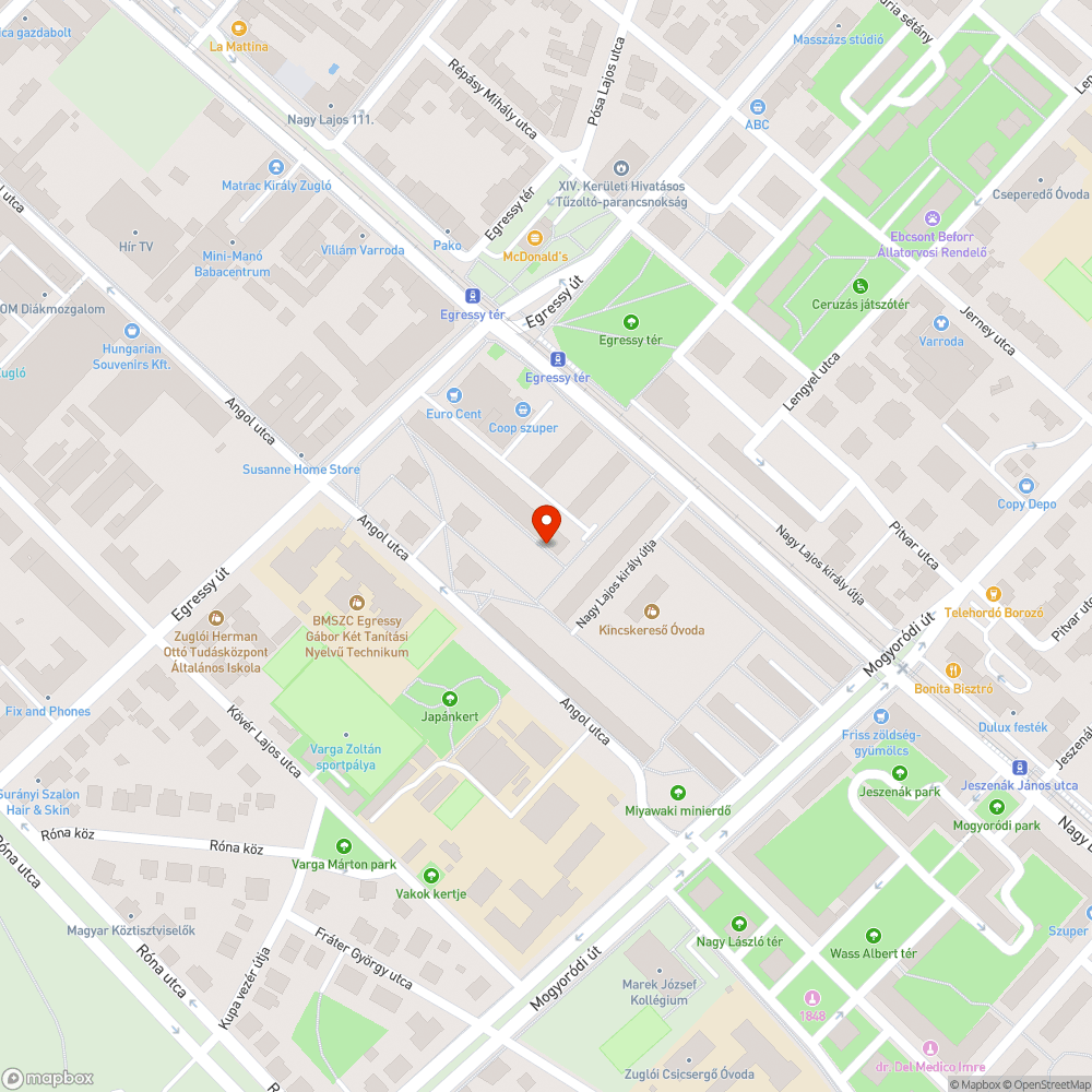 balesetveszélyes járda bejelentés helye