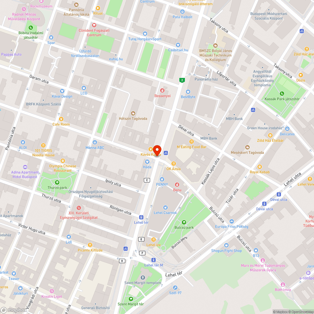 Kidőlt Poller a Lehel csarnoknál bejelentés helye