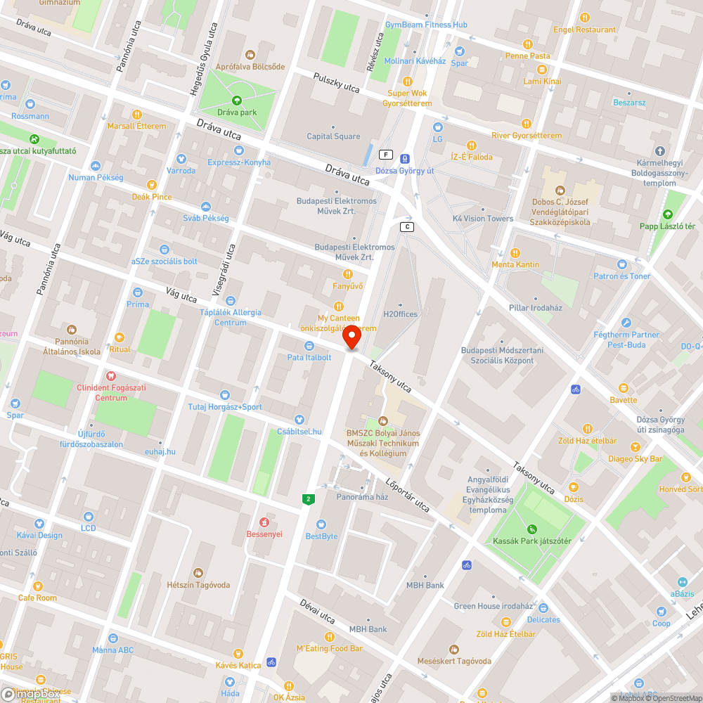 Süllyedő közműfedlap a Vág u. Váci út sarkán bejelentés helye