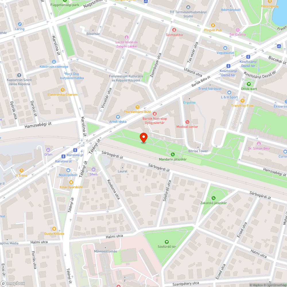 aszfalthiba bejelentés helye