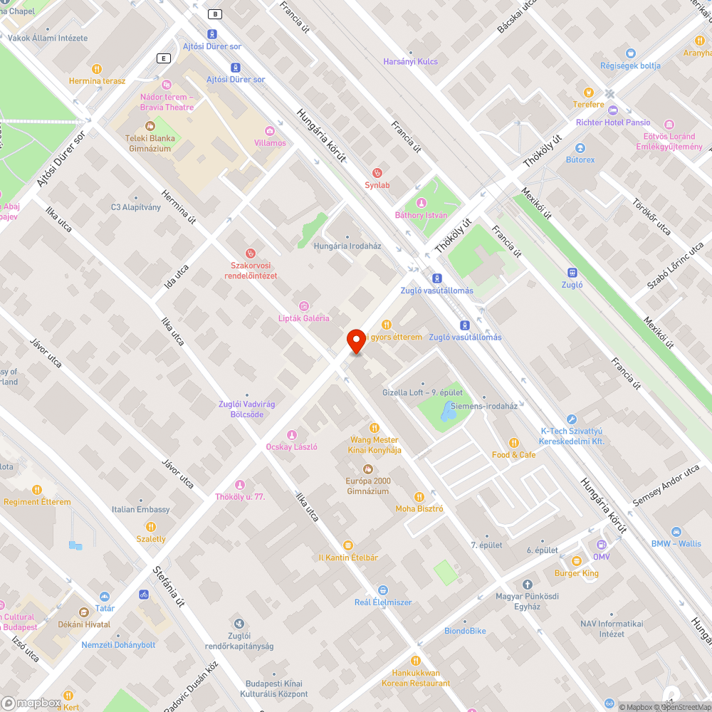 Járdán parkolás bejelentés helye