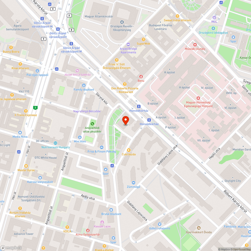 Elhagyott oszlop és egyéb bejelentés helye