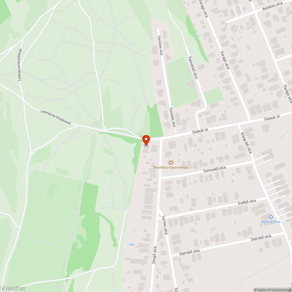 Láthatatlan tűzcsap bejelentés helye