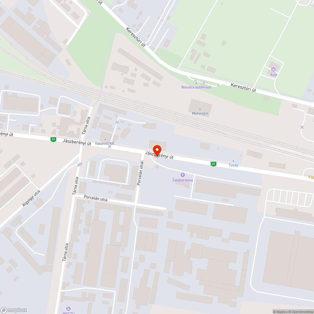 Retró buszmegálló bejelentés helye