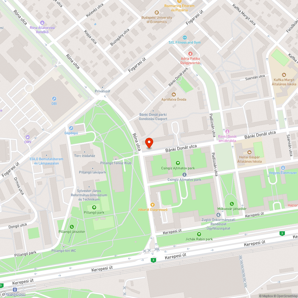 Gazos pad bejelentés helye