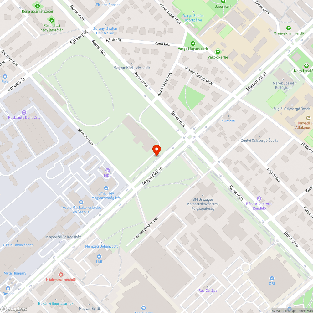 Bokrok bejelentés helye