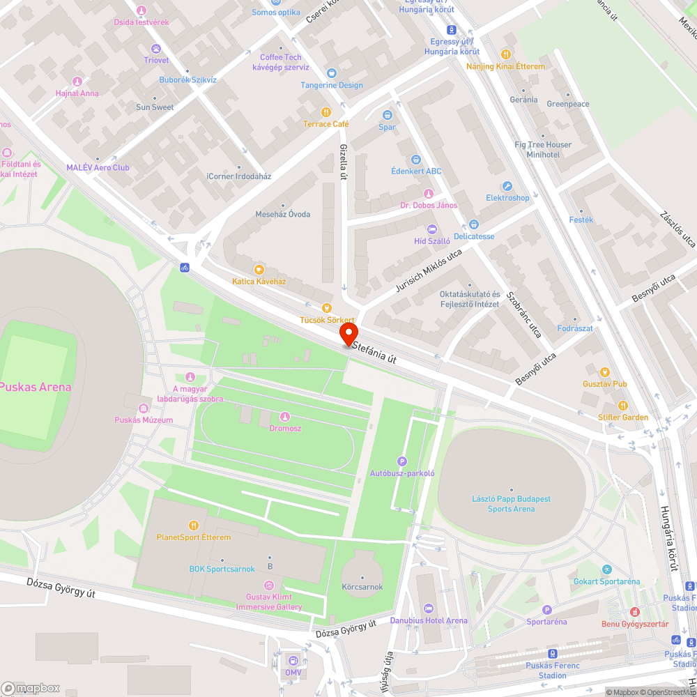 Szétesett bejelentés helye