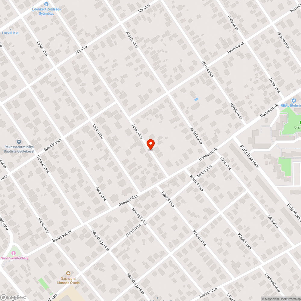 Betömődött bejelentés helye