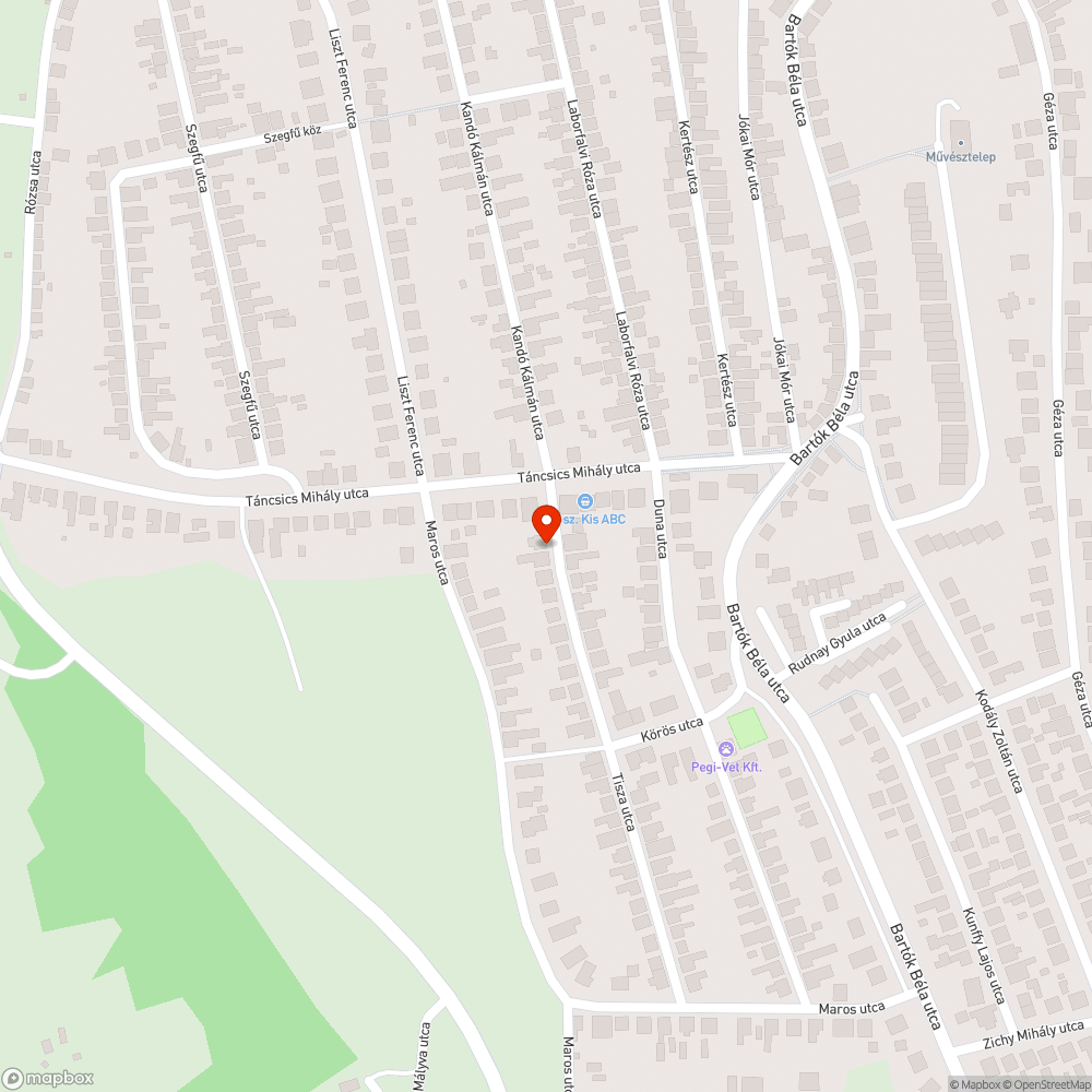 kátyús úttest bejelentés helye