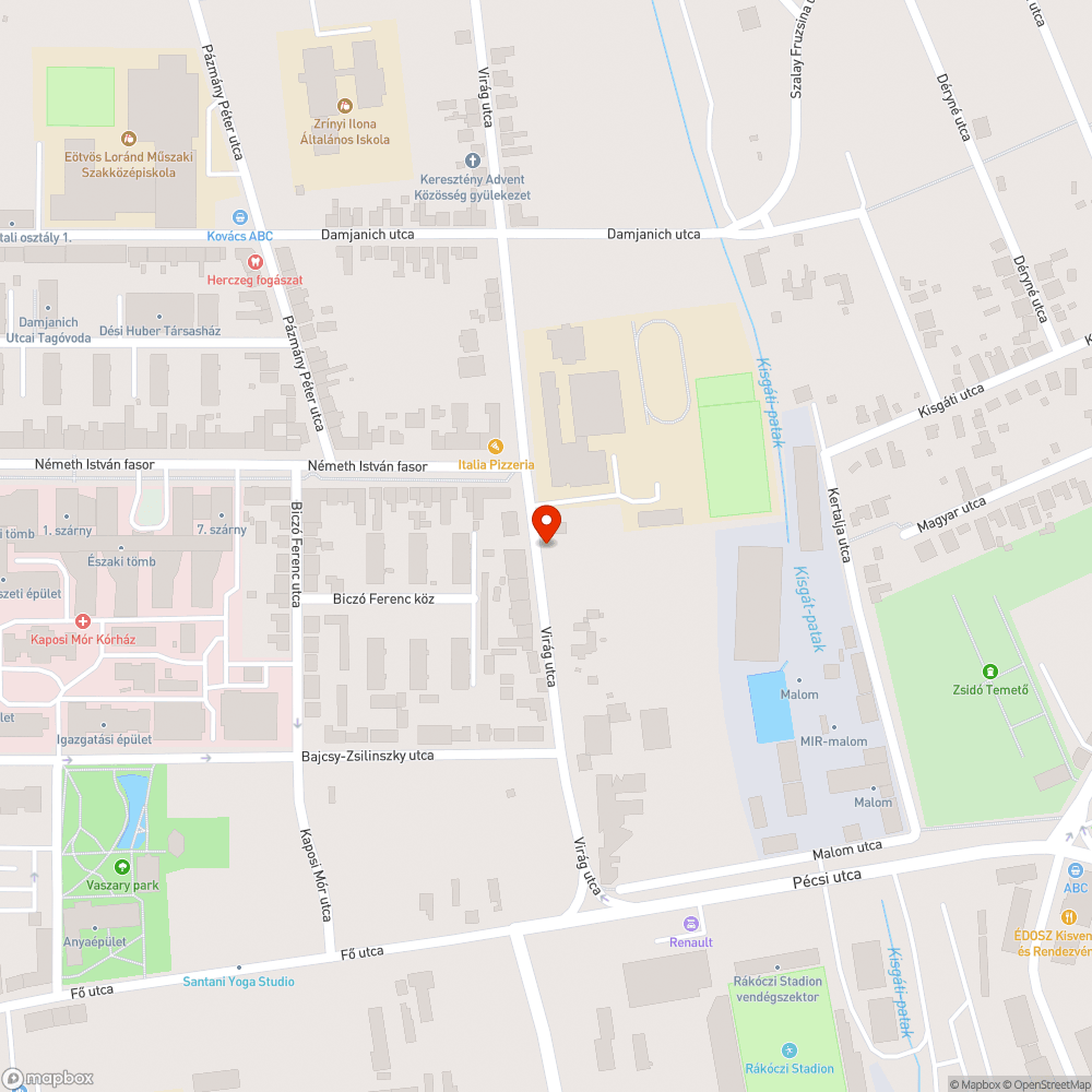 Mély gödör közvetlenül a járda mellett bejelentés helye