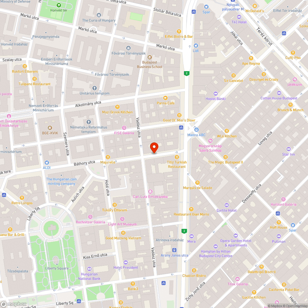 Báthory utca utcanévtábla hibás bejelentés helye