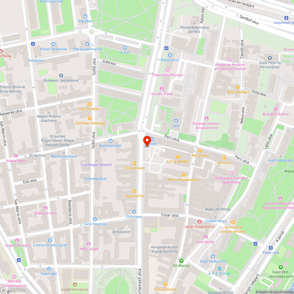 Pacsirtamező utca 43. gyomfa kandelábernél bejelentés helye