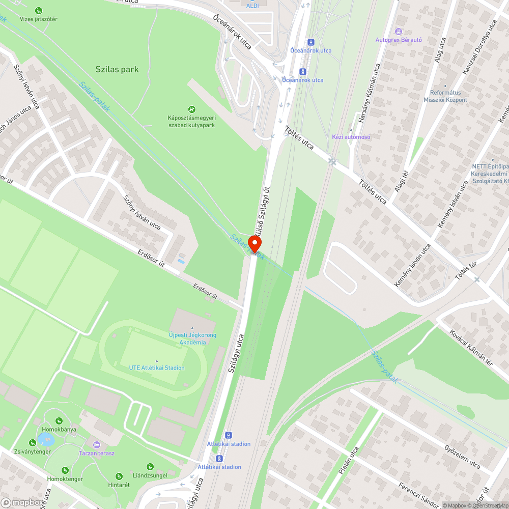 Kerékpáros híd felújítása bejelentés helye