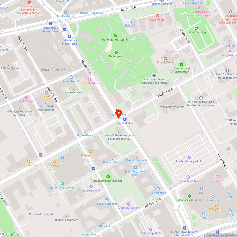 Vágóhíd utca rossz állapota bejelentés helye