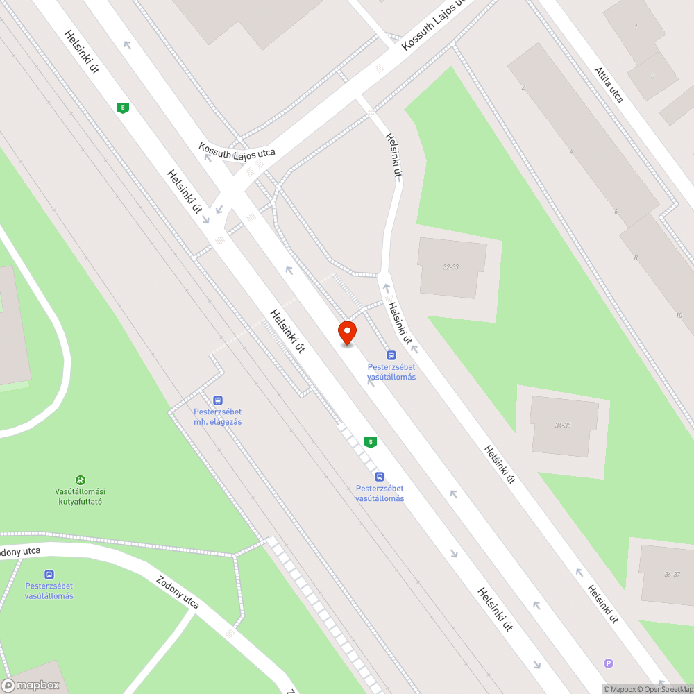 Összefirkált várók bejelentés helye