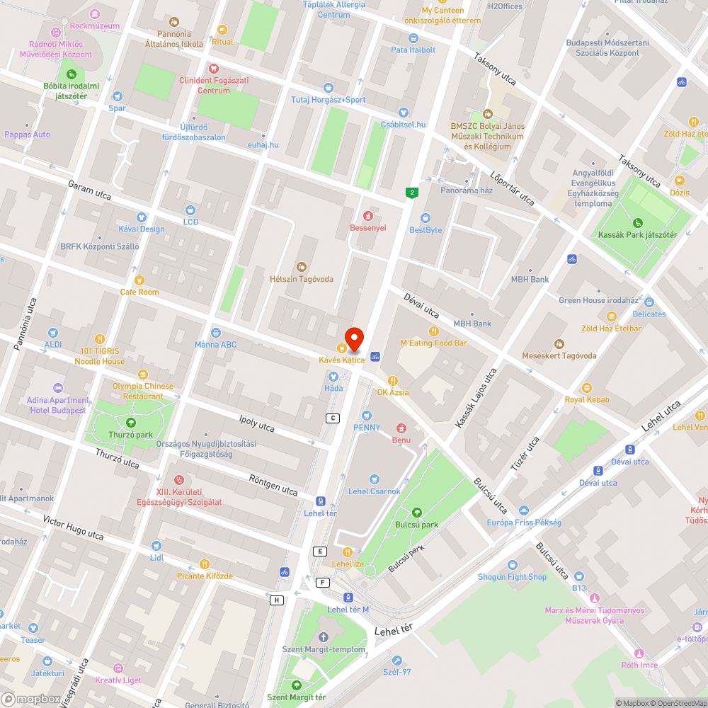 Váci út, autós járdán közlekedés, parkolás bejelentés helye