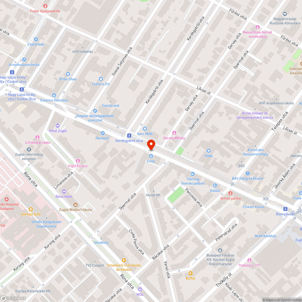 Hiányzó fa bejelentés helye