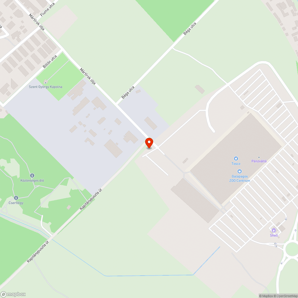 Szemét bejelentés helye