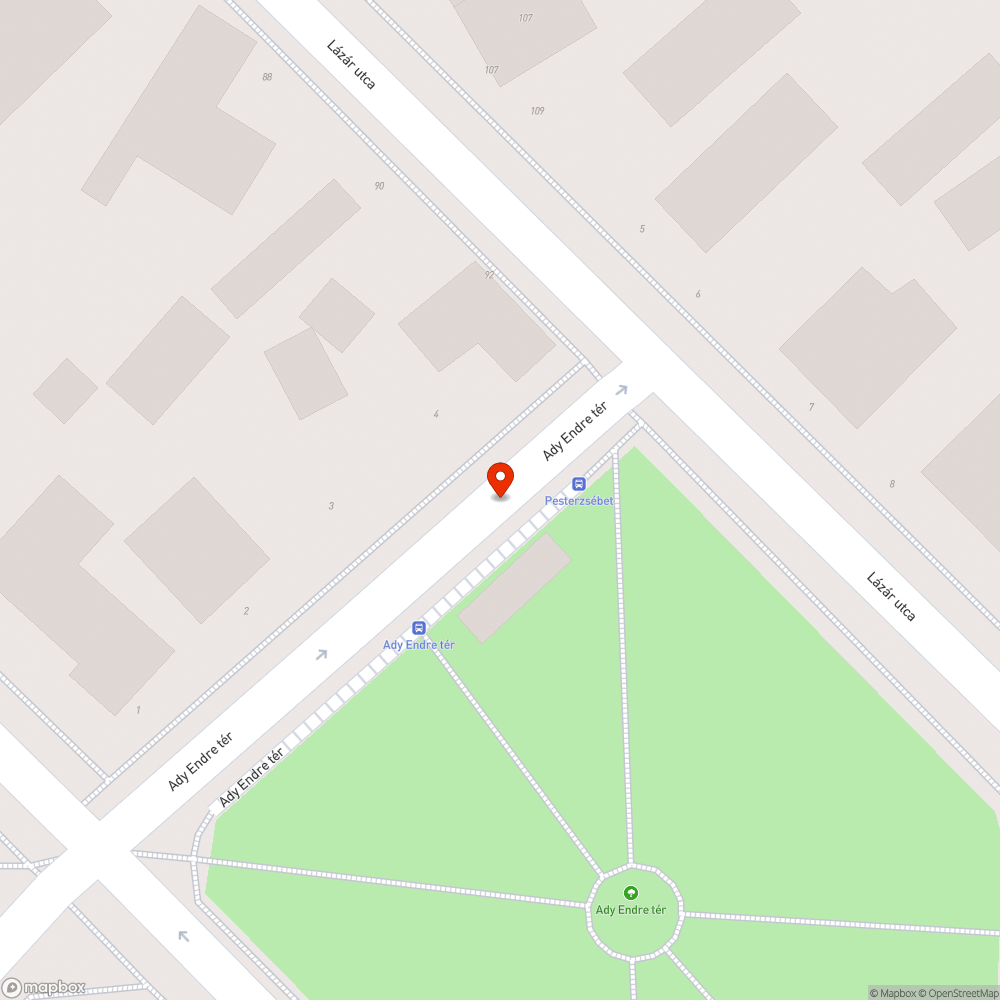 Graffiti bejelentés helye