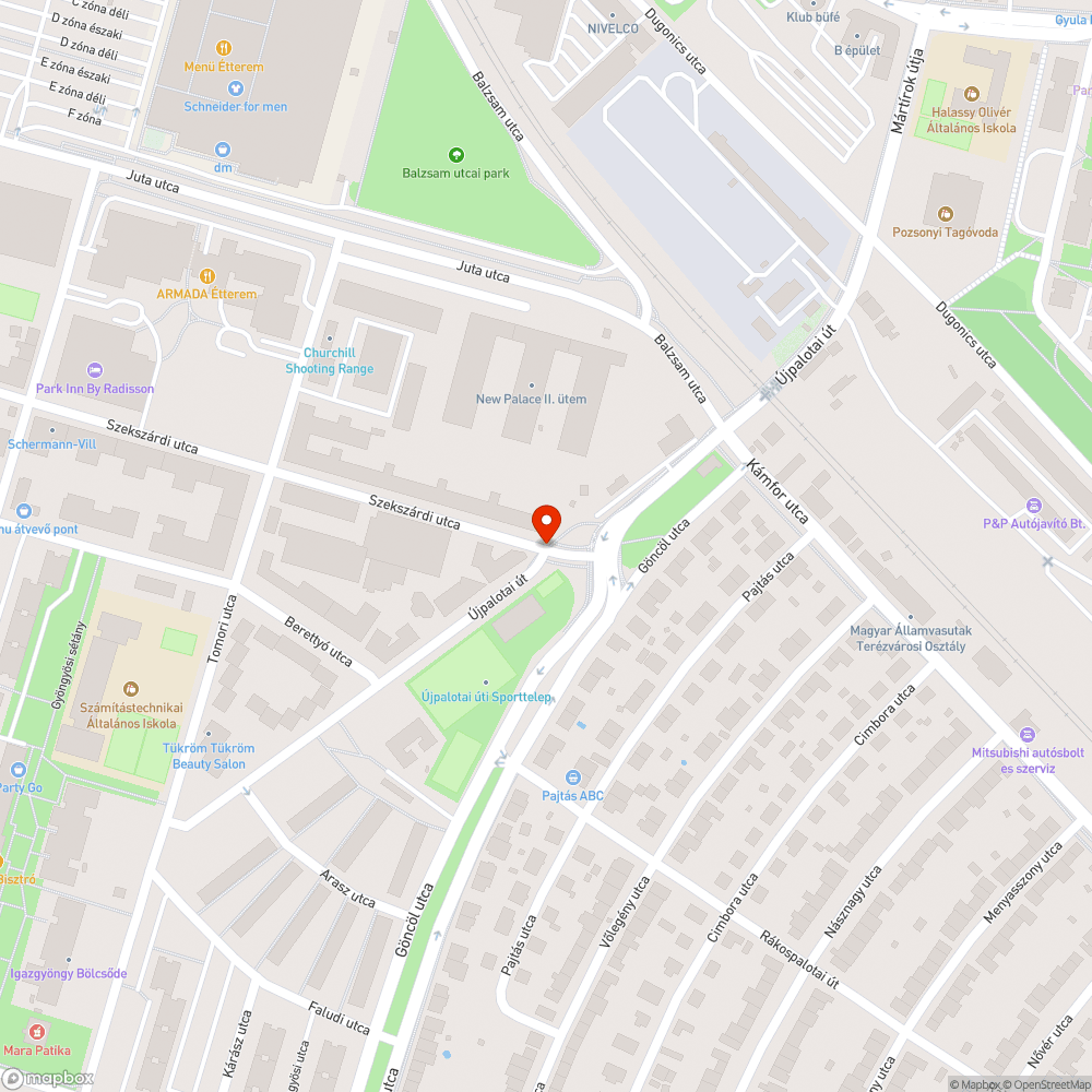 Gyalog és kerékpárátkelő a kereszteződésben hiányzik, lekopott. Újpest bejelentés helye