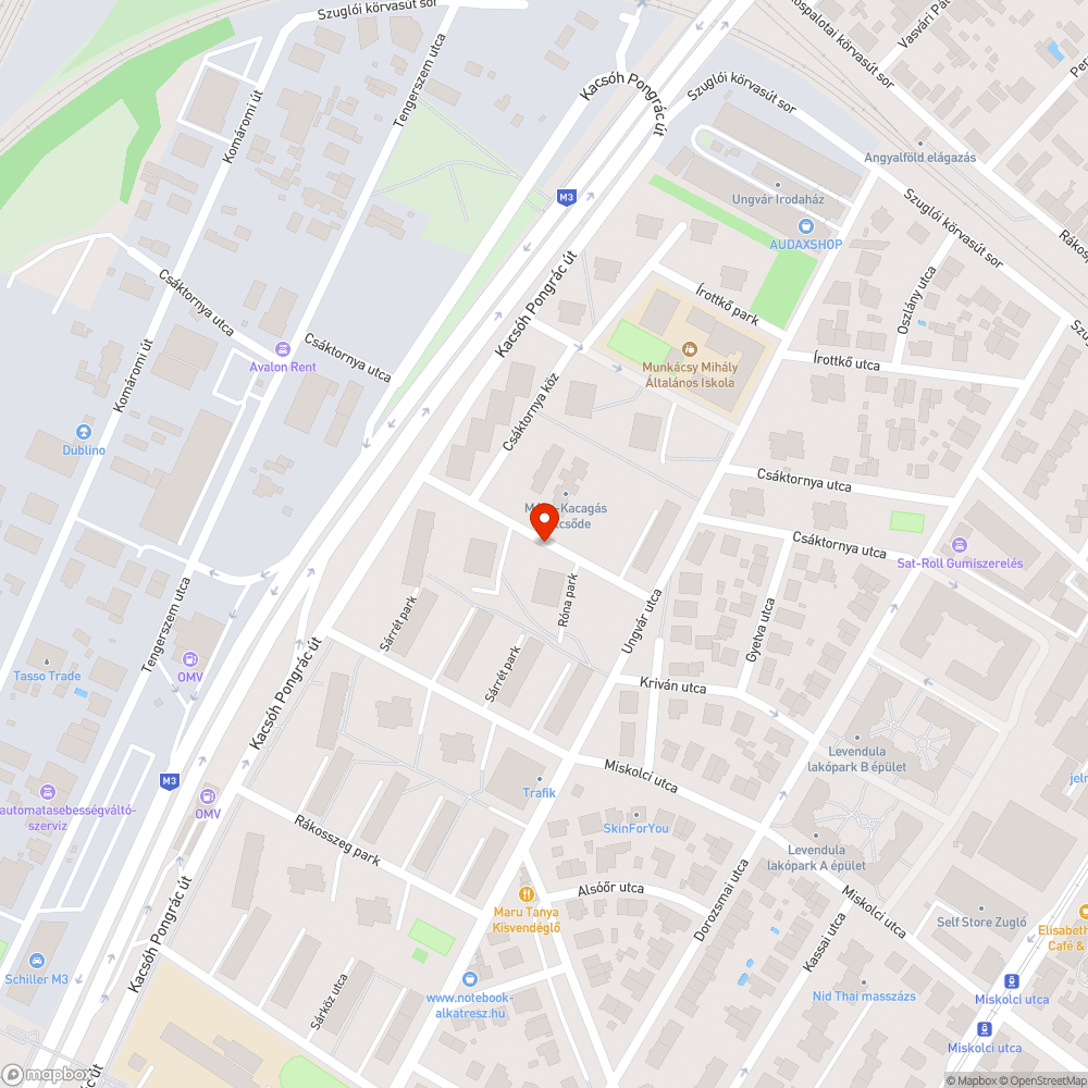 Elhagyott autó szeméttel megrakva bejelentés helye