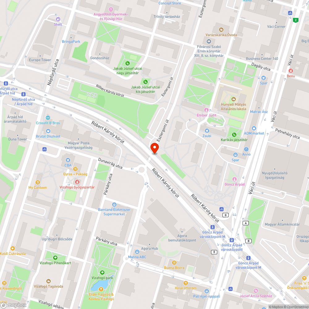 Kidőlt korlát bejelentés helye