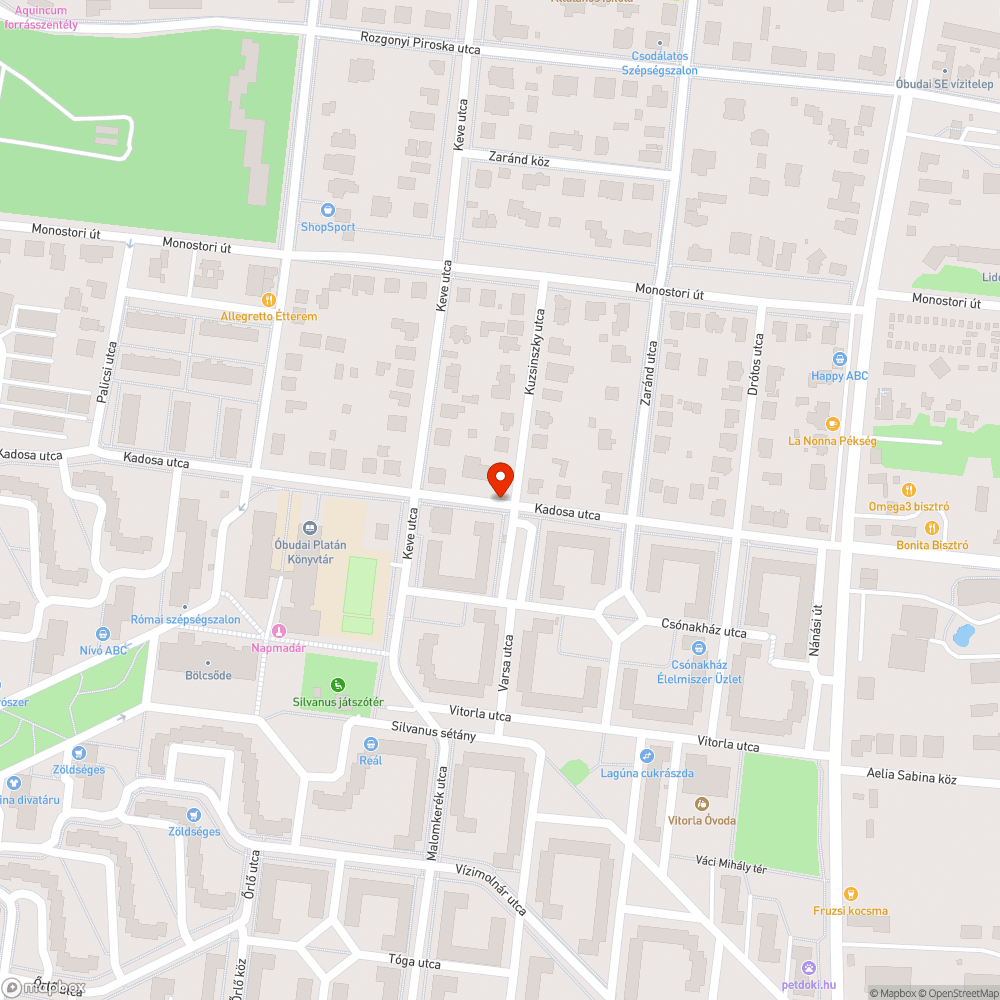 Nyitott közmű szekrény bejelentés helye