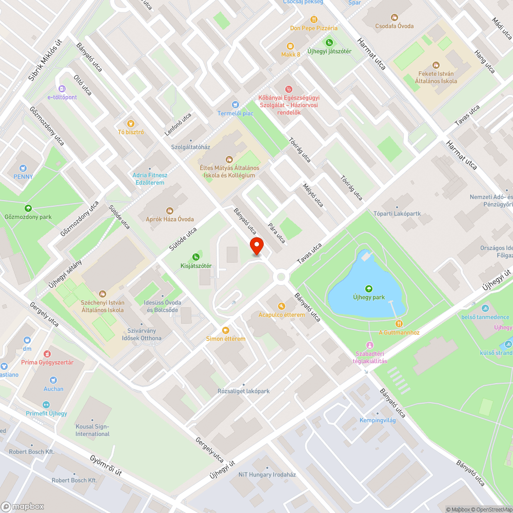 Karton bejelentés helye