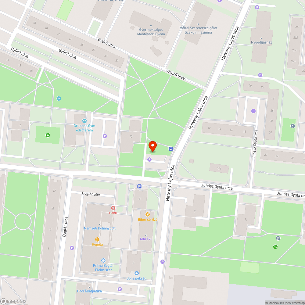 Járhatatlan út bejelentés helye