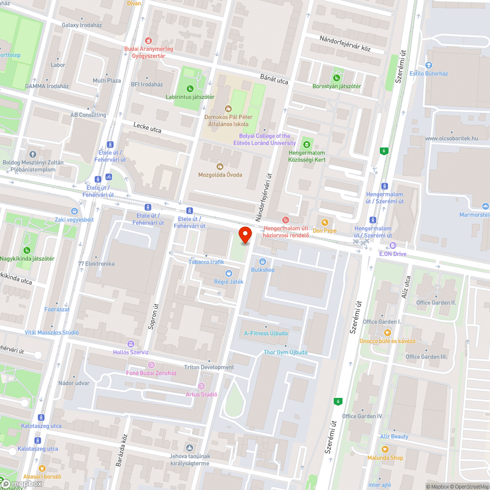 Illegalis szemetlerakat bejelentés helye