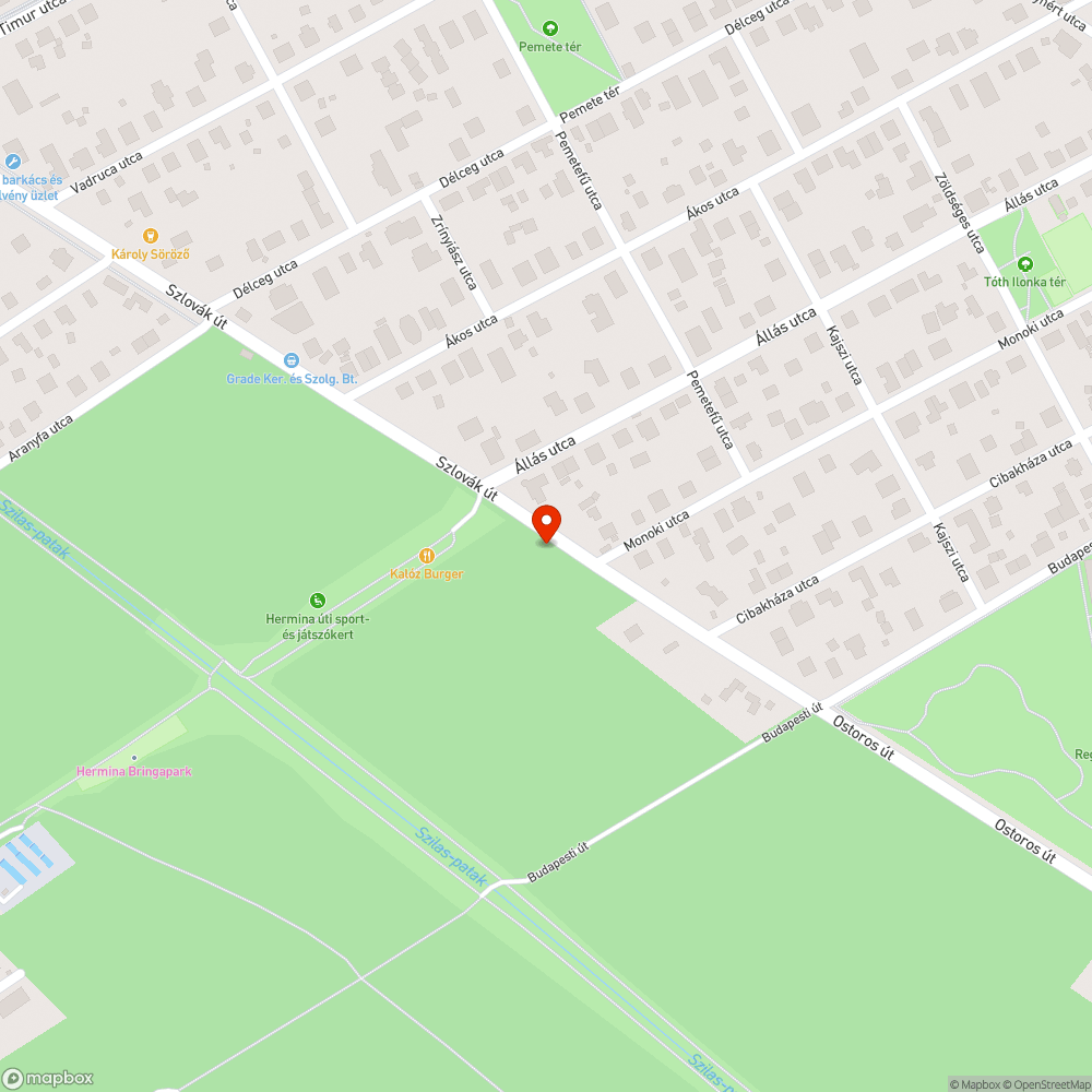 Gazdátlan autó bejelentés helye