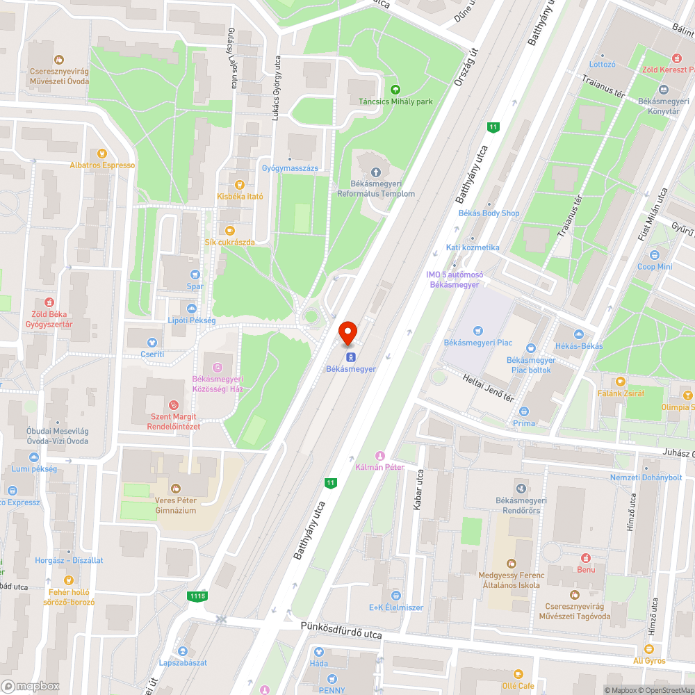 Galamfekália bejelentés helye