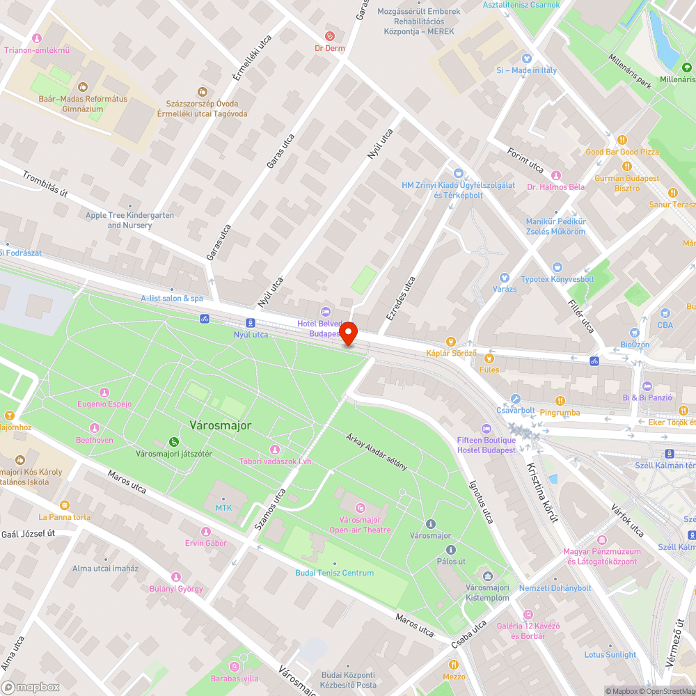 Kiálló térkövek bejelentés helye