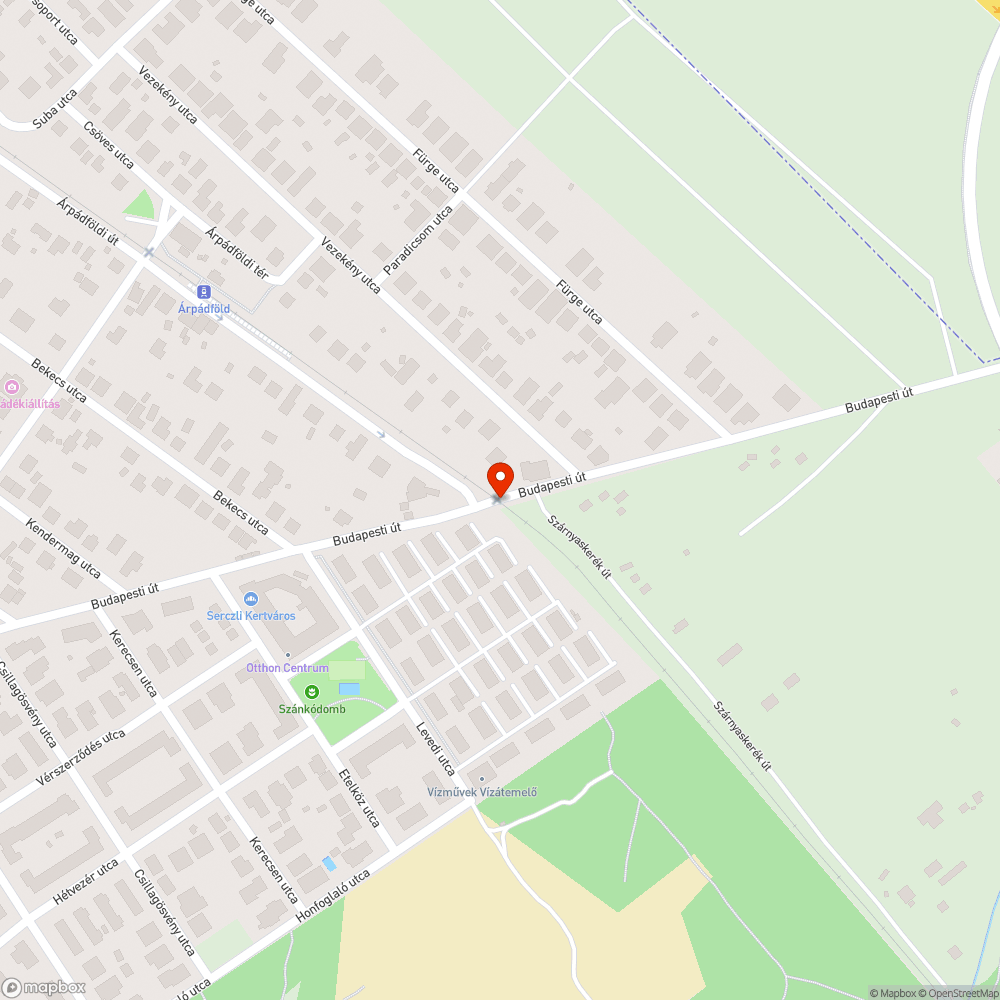 Nyomvályús HÉV átjáró bejelentés helye