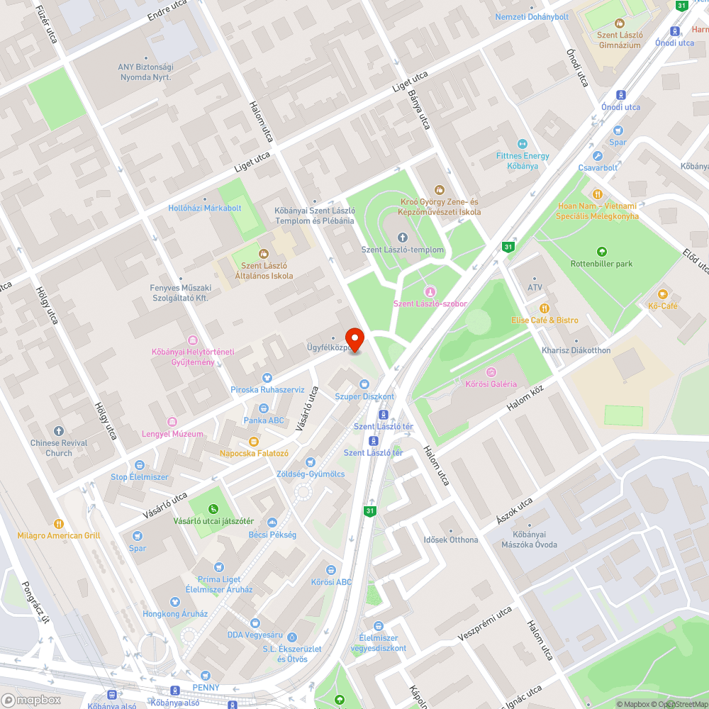 Léket kapott bejelentés helye