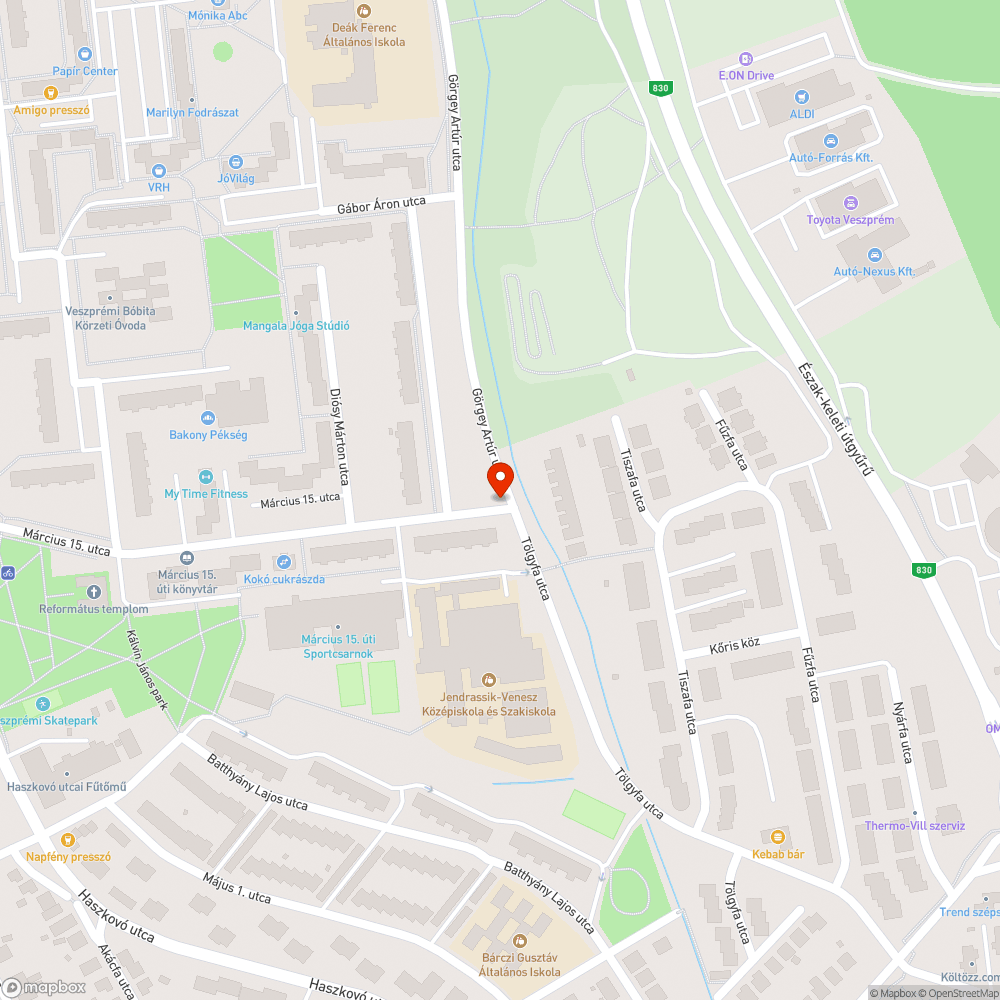 Sápadt jelzőtáblák bejelentés helye