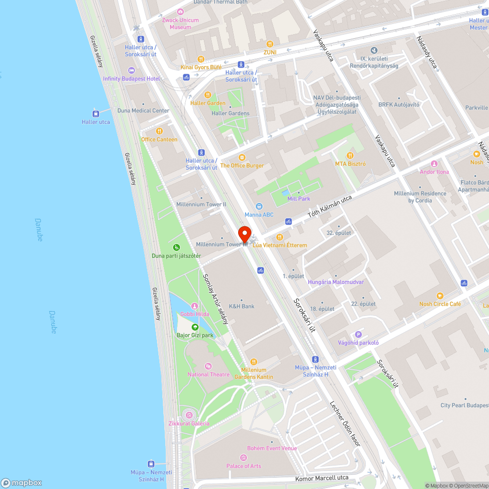 Nem biztonságos az átkelés a Soroksári úton a K&amp;H-nál bejelentés helye