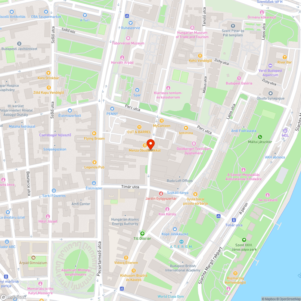 Fényes Adolf u., kátyú bejelentés helye