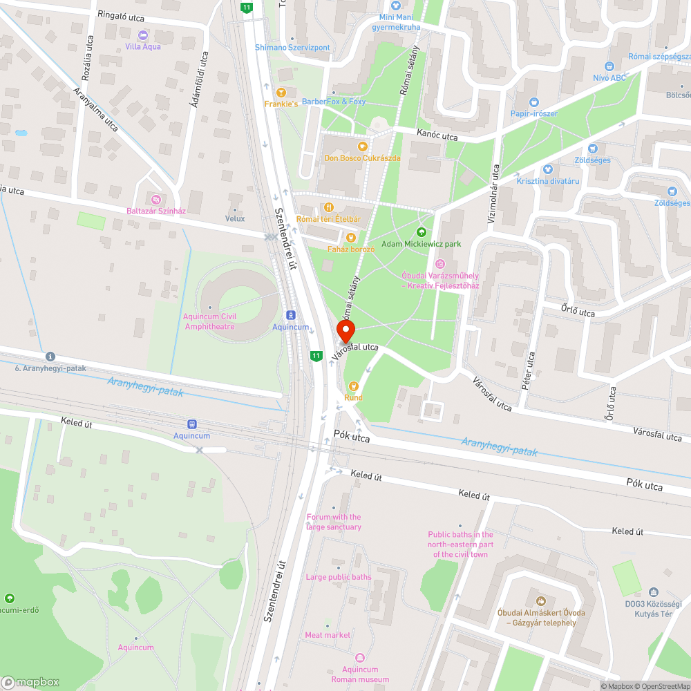 Elhagyott, sérült autó bejelentés helye