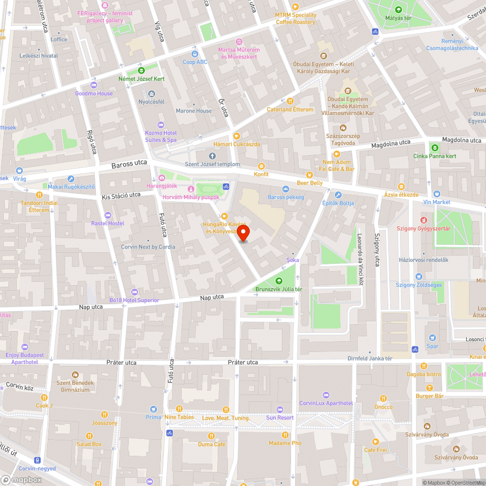 Beszakadt útfelület bejelentés helye