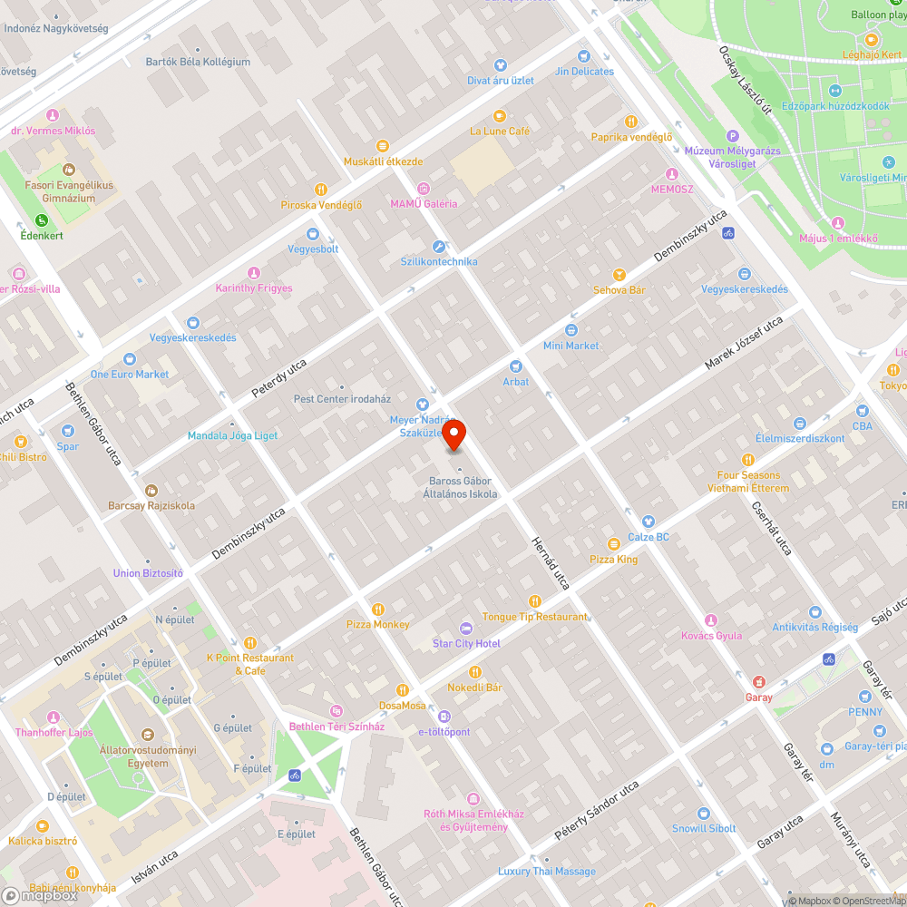 Kidőlt fácska bejelentés helye