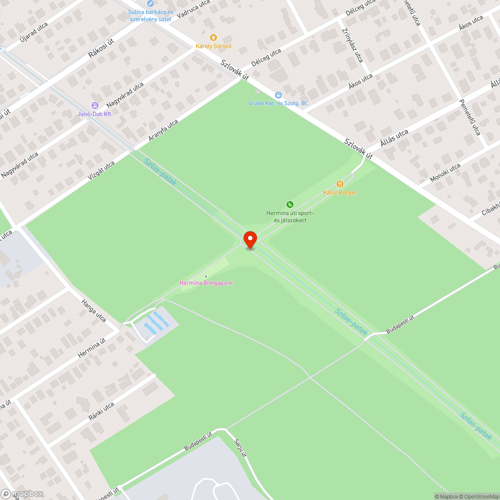 Megrongált kerékpáros forgalomszámláló bejelentés helye