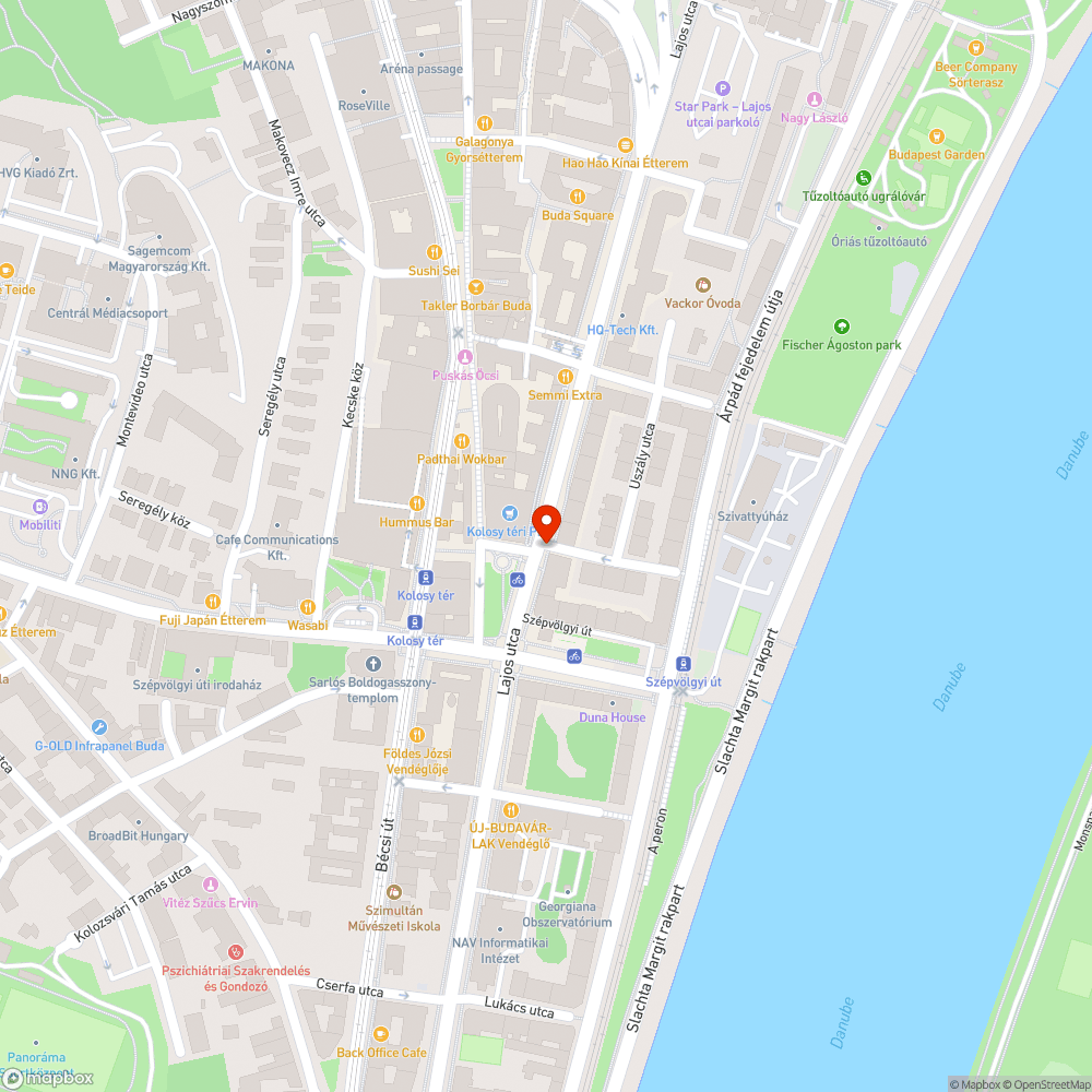 Kátyúk és félig kopott zebra az Evező utcában bejelentés helye