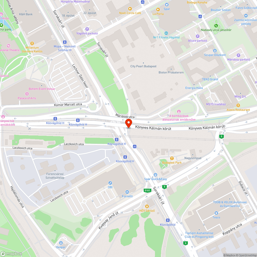 Elhagyott roncsautó bejelentés helye