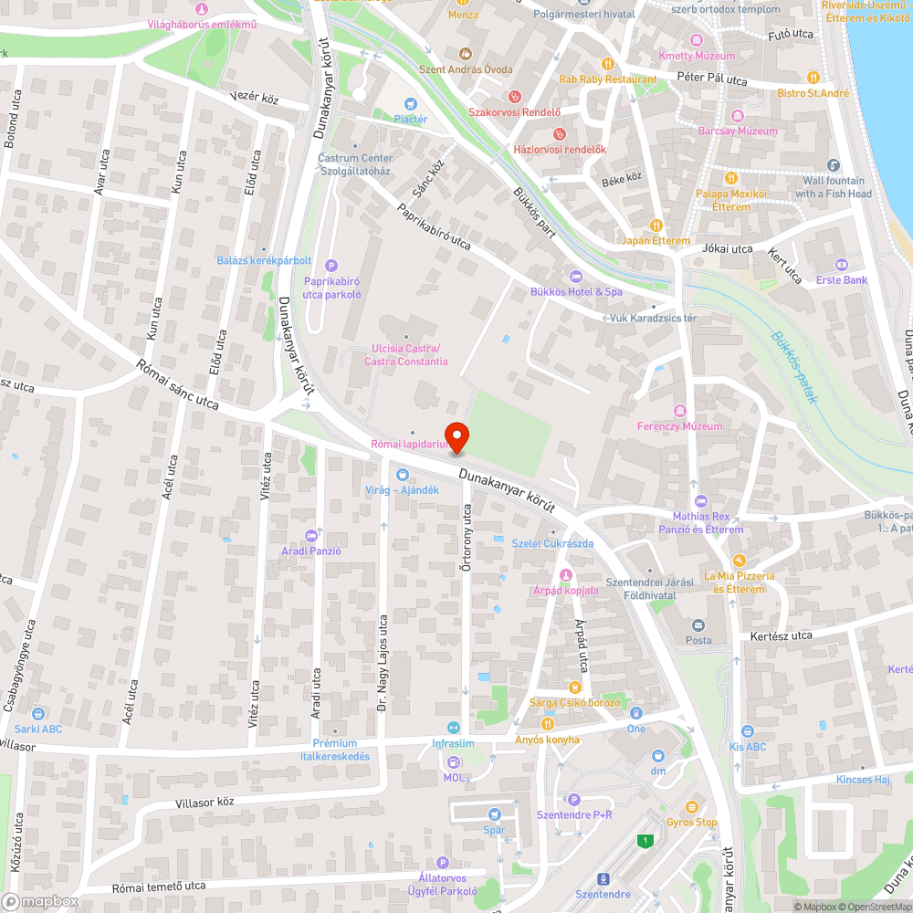 Ulcisia Castra kiszakadt kerítese bejelentés helye