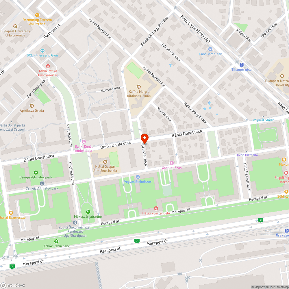 Tilosban ÉS zöldterületen parkolás Zuglóban bejelentés helye